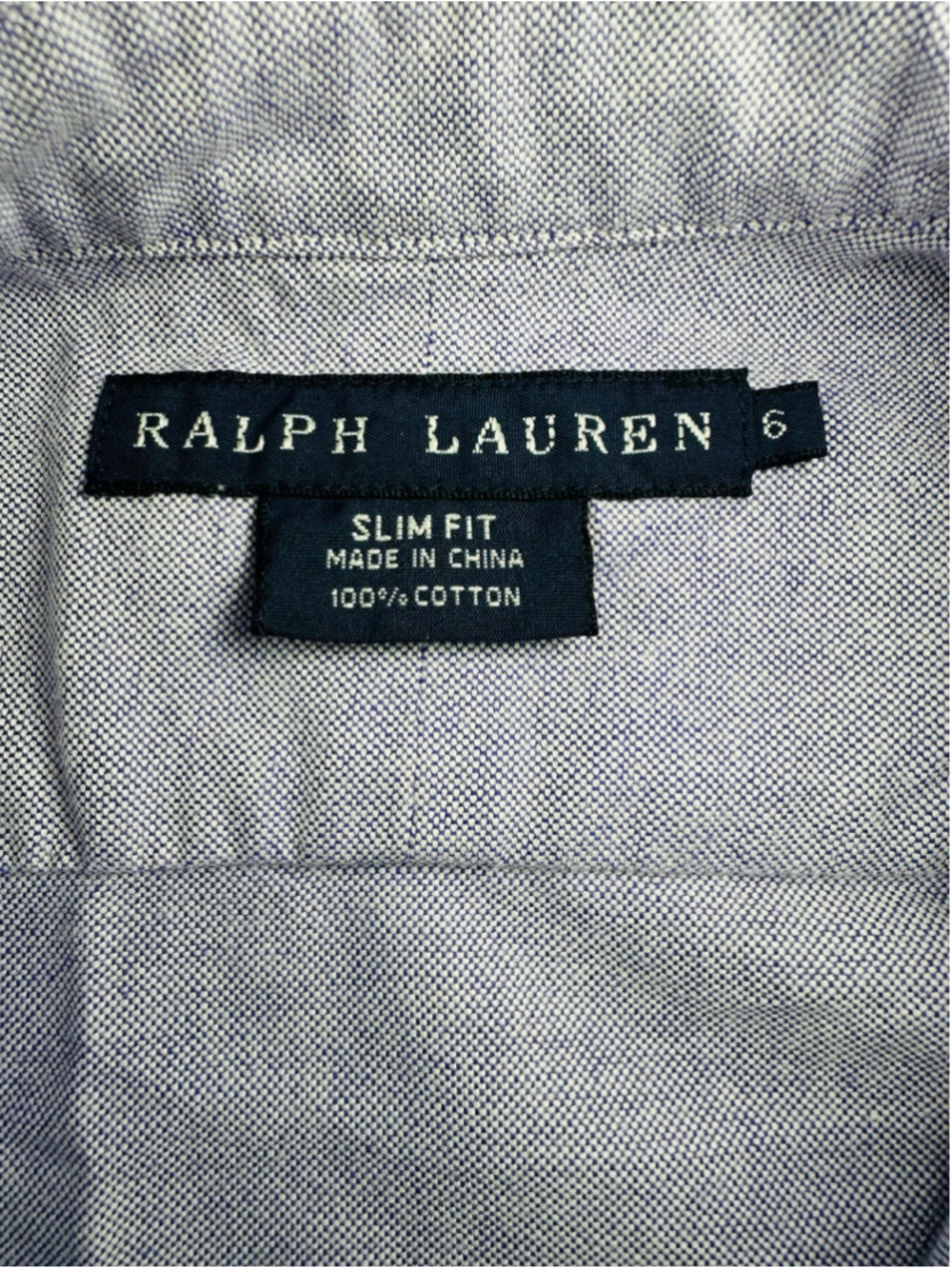 Ralph Lauren Women’s Slim Fit Oxford Shirt Size 6 Lavender Purple Pony Button - Picture 11 of 13